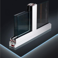 UPVC Profiles with CE Certificate for Plastic Sliding Window and Door Three/Double Tracks Sliding PVC Window and Door Profiles