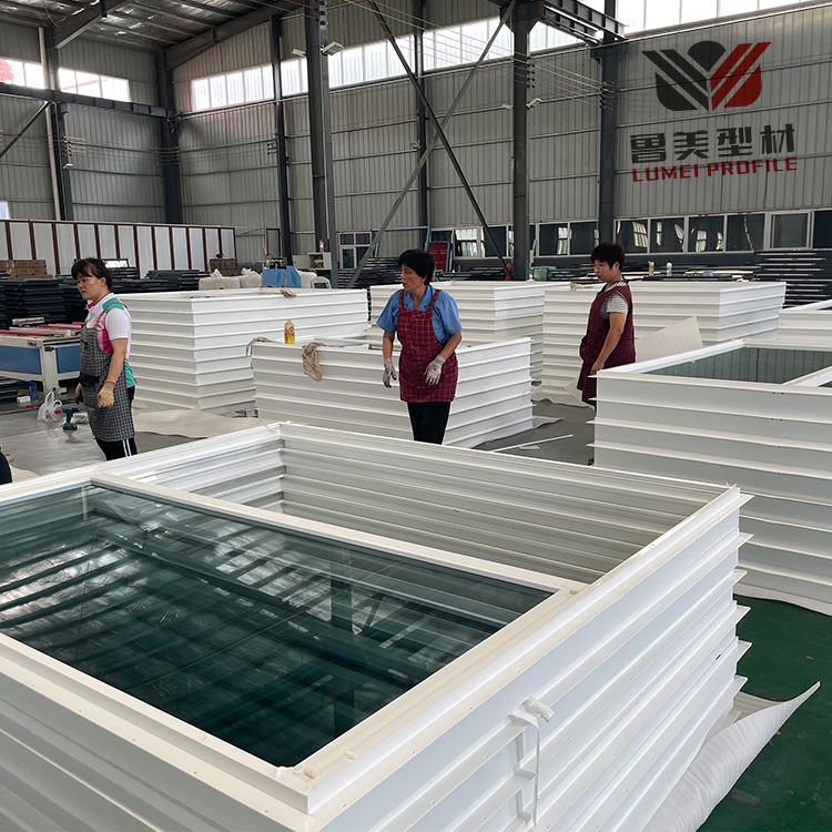 Vinyl Sliding Patio Door Frame Lines for Window Systems Jinan Lumei