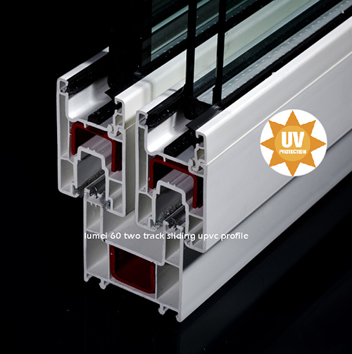 Highly resistance uv protection pvc profile Jinan Lumei Construction